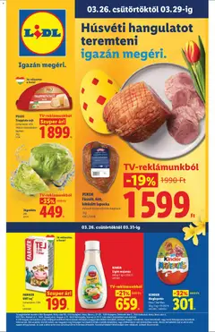 Lidl akciós újság - amely érvényes a következő dátumtól: 26.03.2026