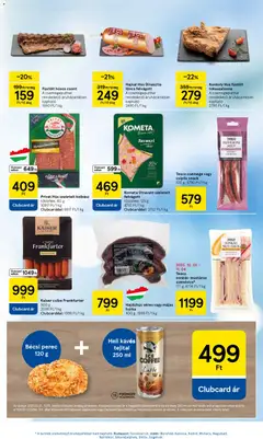 Tesco Hipermarket - Akciós újság  - amely érvényes a következő dátumtól: 30.10.2025 | Oldal: 3 | Termékek: Kolbász, Hús, Löncs, Felvágott