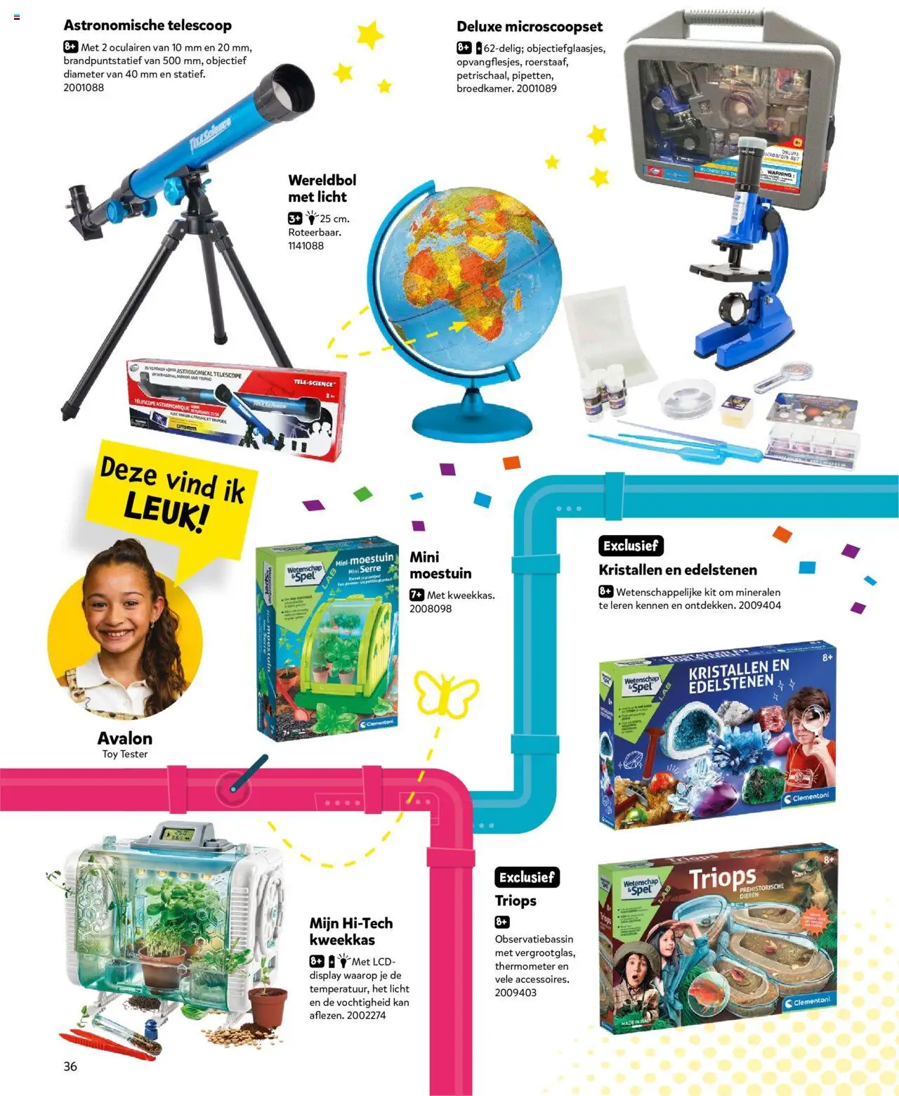 {H1} | Pagina: 36 | Producten: Kan, Spel, Thermometer, Kristallen