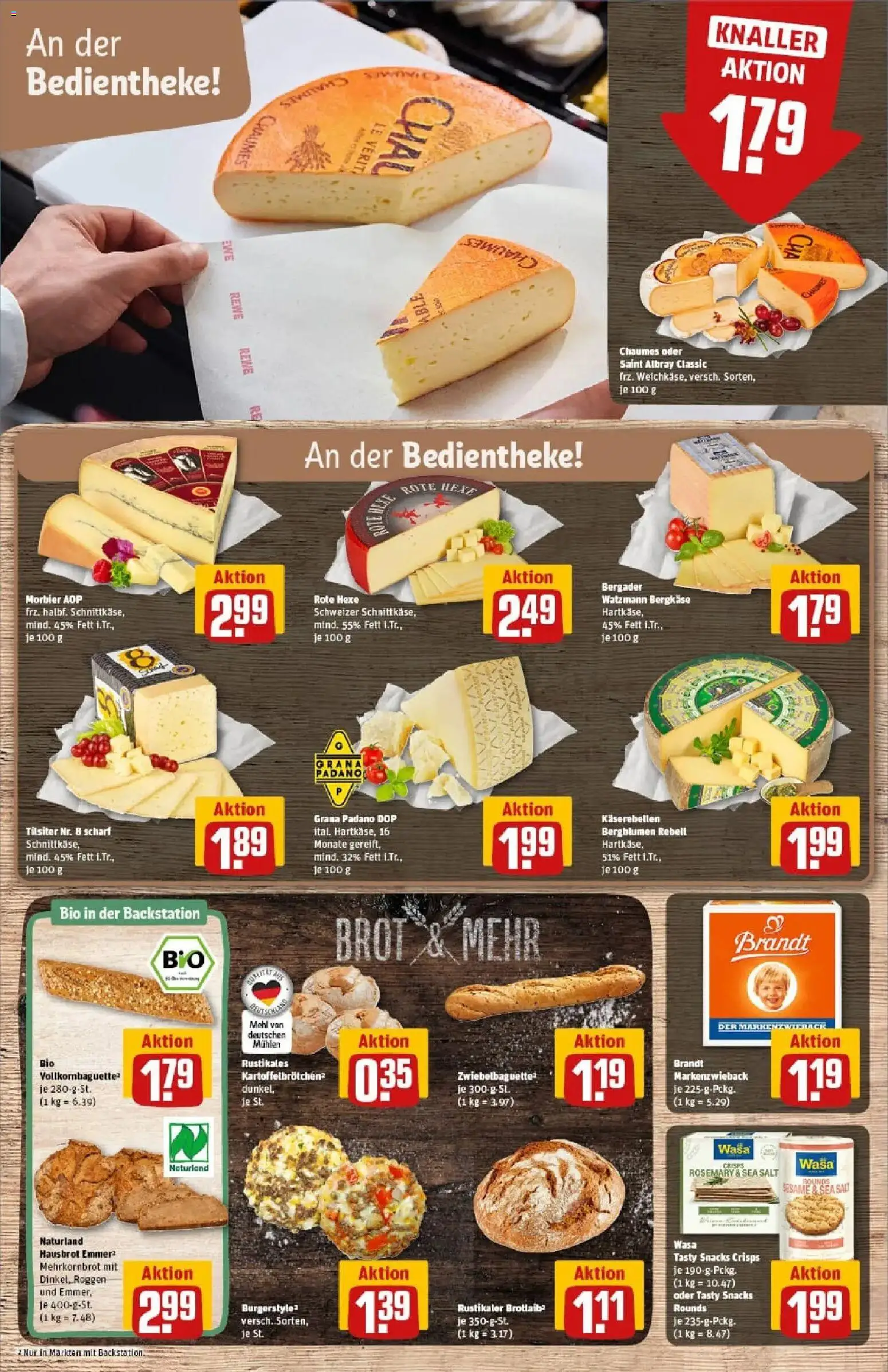 Rewe prospekt Michelstadt	 – gültig ab 26.01.2026 | Seite: 11 | Produkte: Mehl, Baguette, Brot