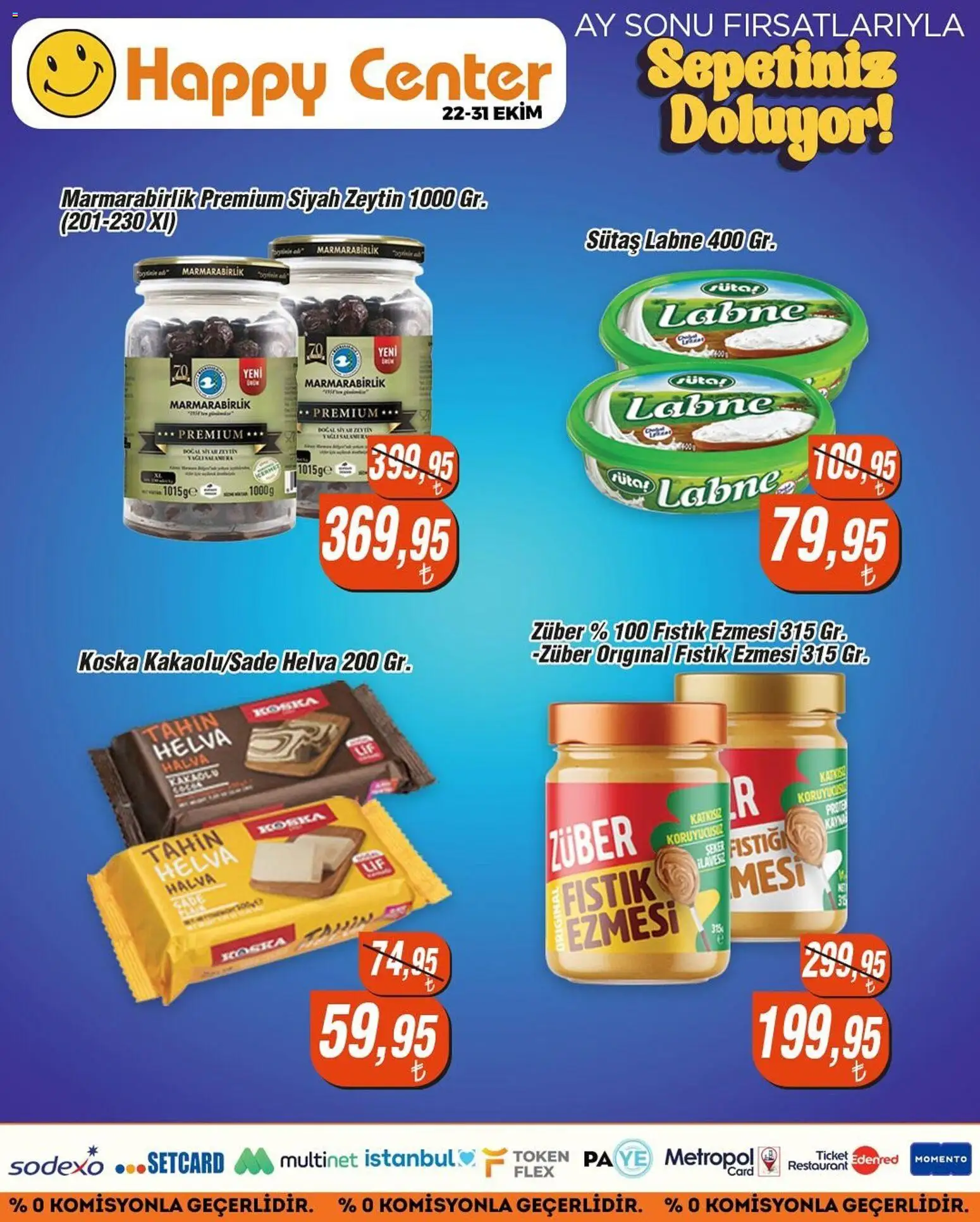 Happy Center Katalog - 22.10.2025 tarihinden itibaren geçerlidir | Sayfa: 9 | Ürünler: Fıstık, Zeytin