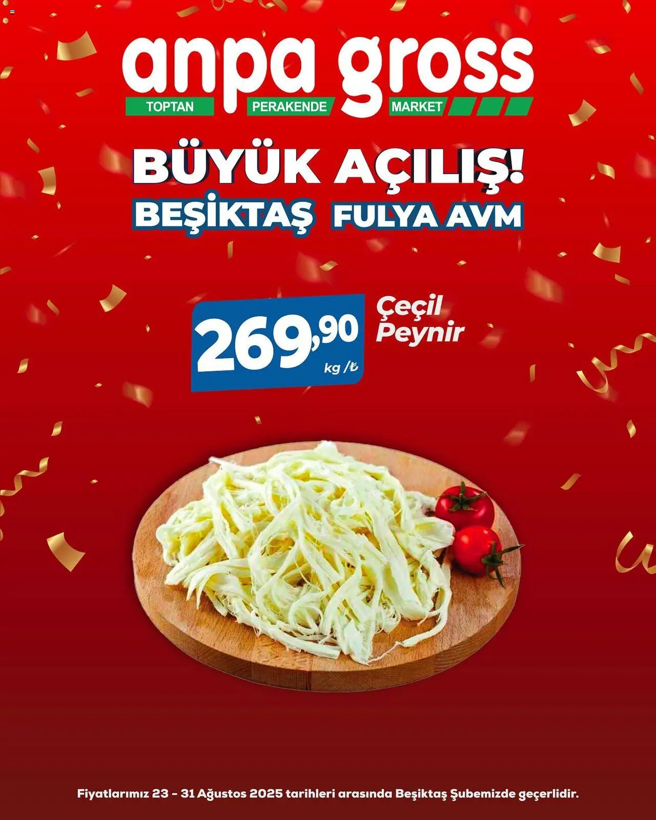 Anpa Gross Büyük Açılış - 23.08.2025 tarihinden itibaren geçerlidir | Sayfa: 36 | Ürünler: Peynir