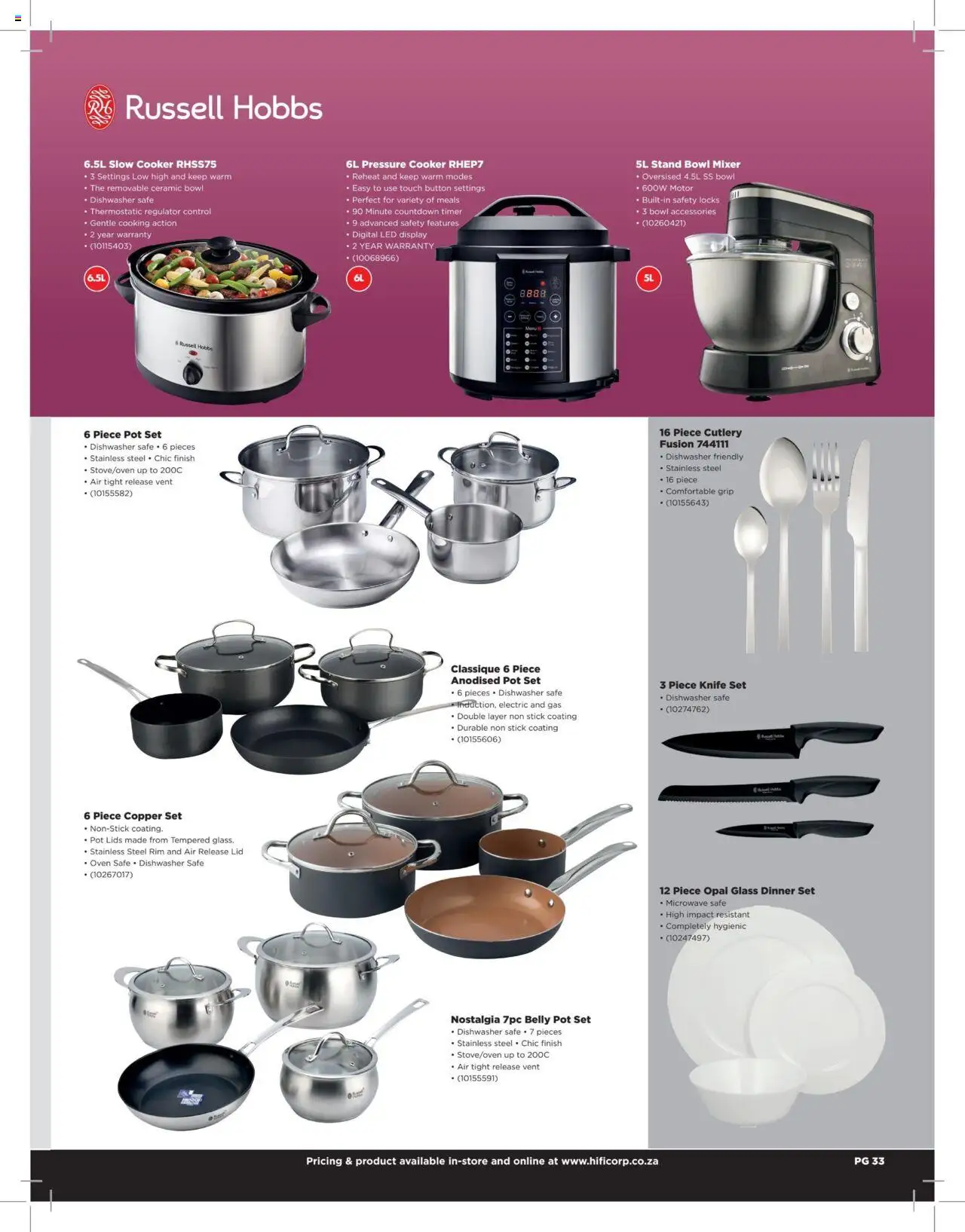 New HiFi Corp catalogue – valid from 12.02.2024 | Page: 33 | Products: Timer, Oven, Mixer, Cooker