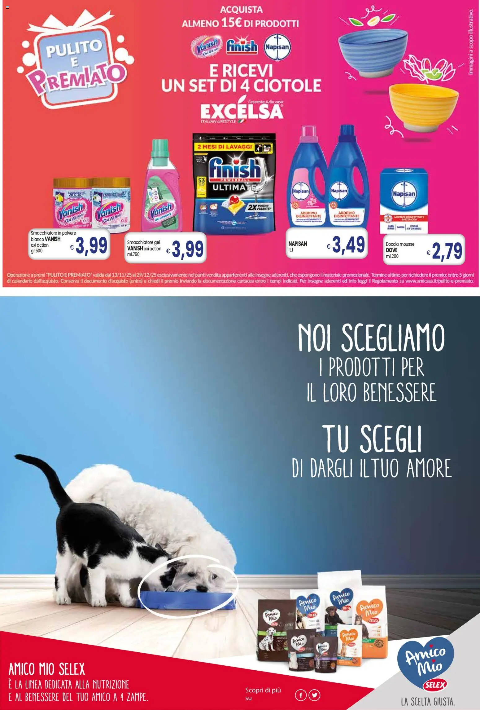 Volantino Galassia del 13.11.2025 | Pagina: 7 | Prodotti: Smacchiatore, Doccia