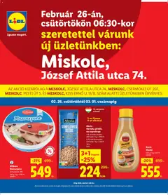 Lidl - Miskolc - amely érvényes a következő dátumtól: 26.02.2026 | Oldal: 1