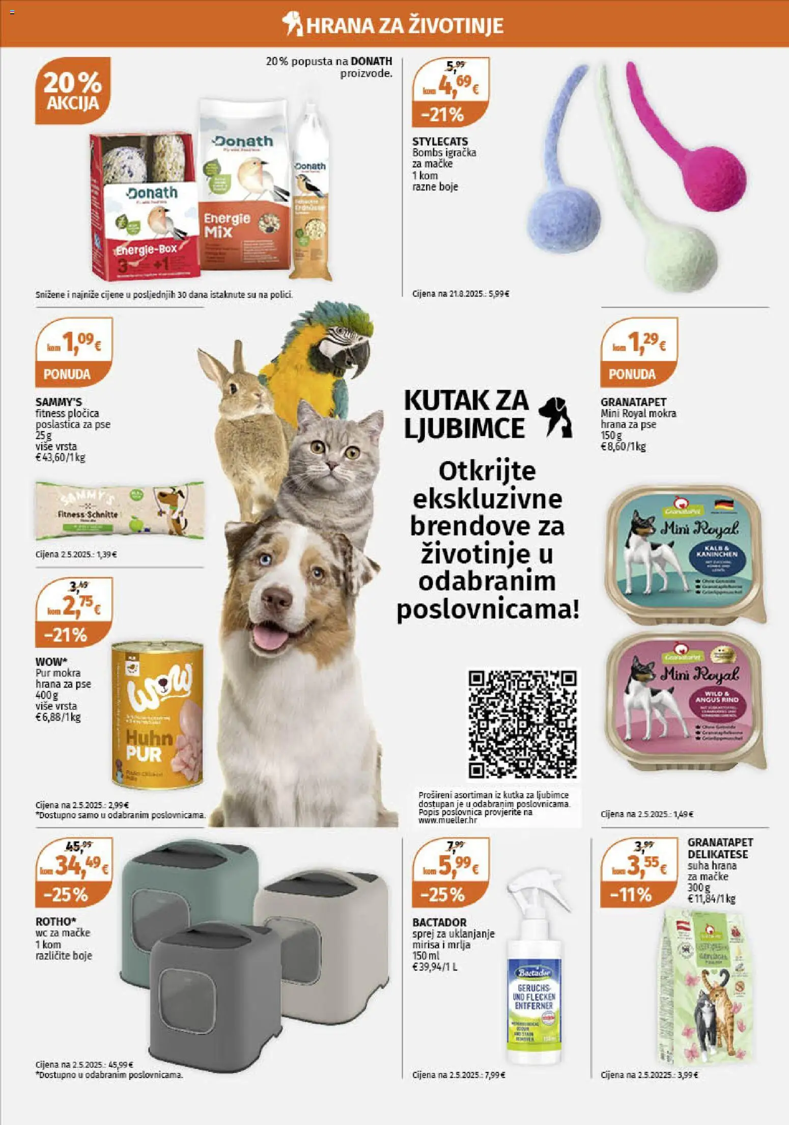 Müller katalog | vrijedi od 10.11.2025 | Stranica: 17 | Proizvodi: Hrana za pse, Hrana za mačke