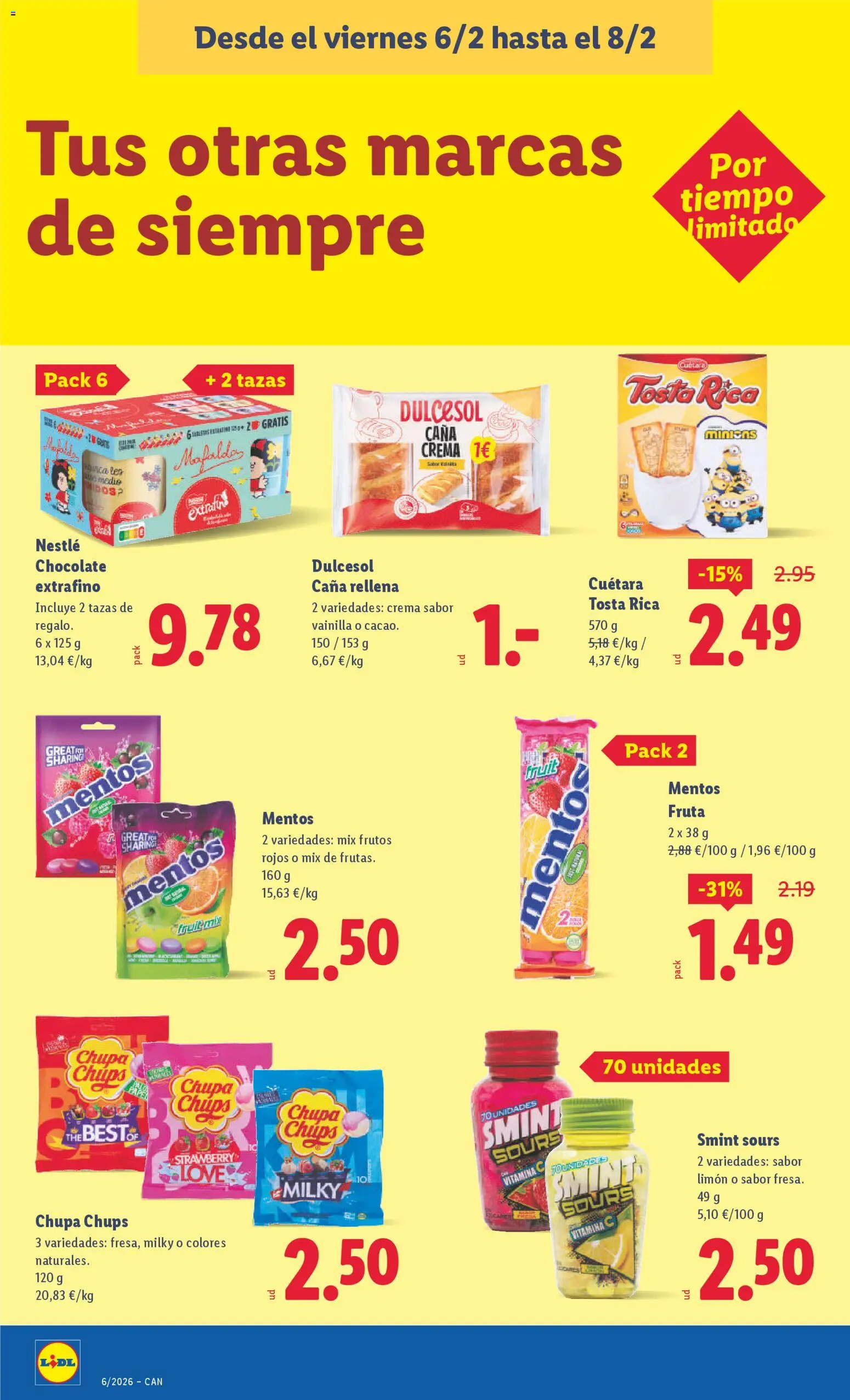 Lidl - Canarias │ válido desde el 02.02.2026 | Página: 40 | Productos: Chocolate, Crema