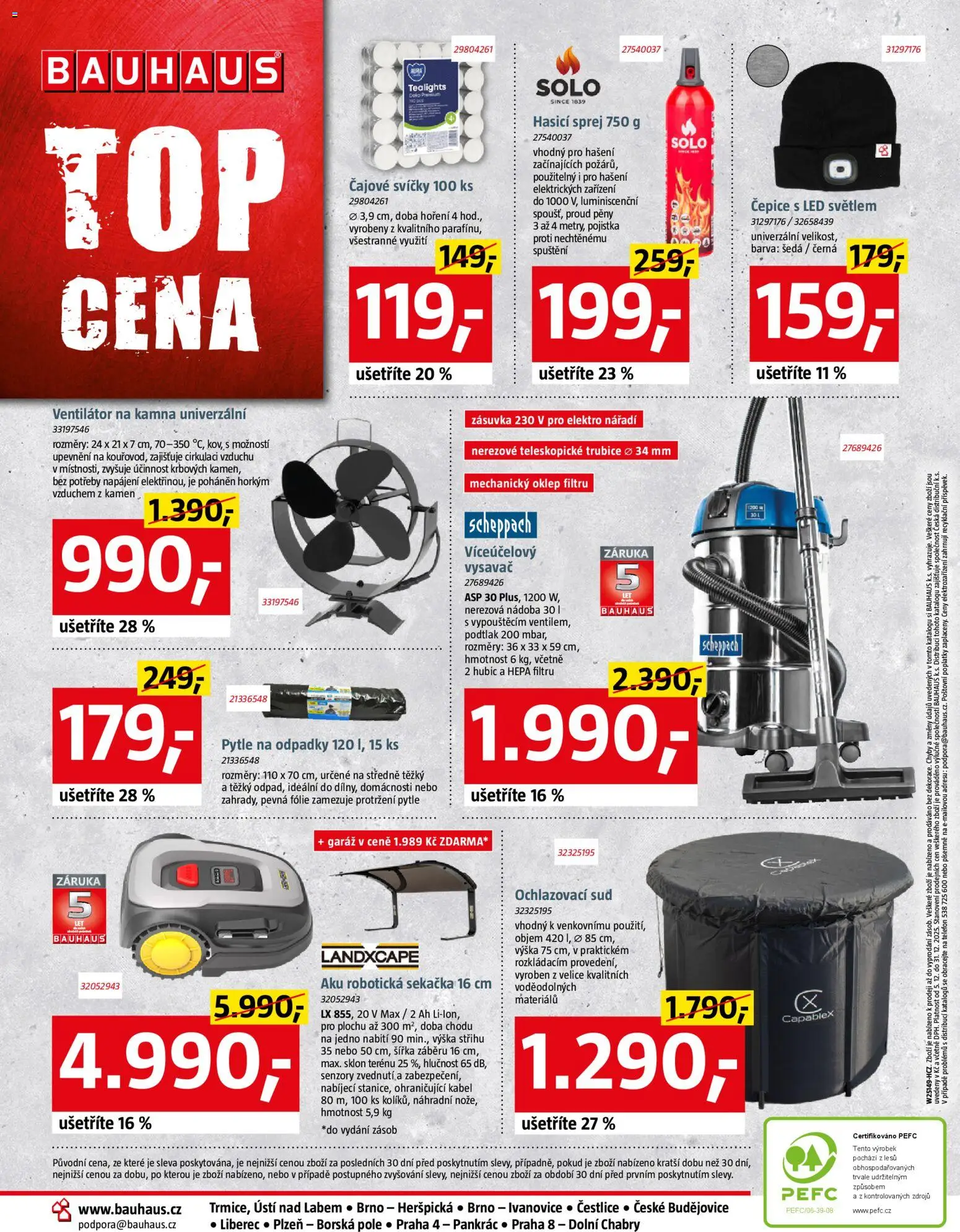 Bauhaus leták od 05.12.2025 | Strana: 32 | Produkty: Vysavač, Ventilátor, Elektro, Sekačka