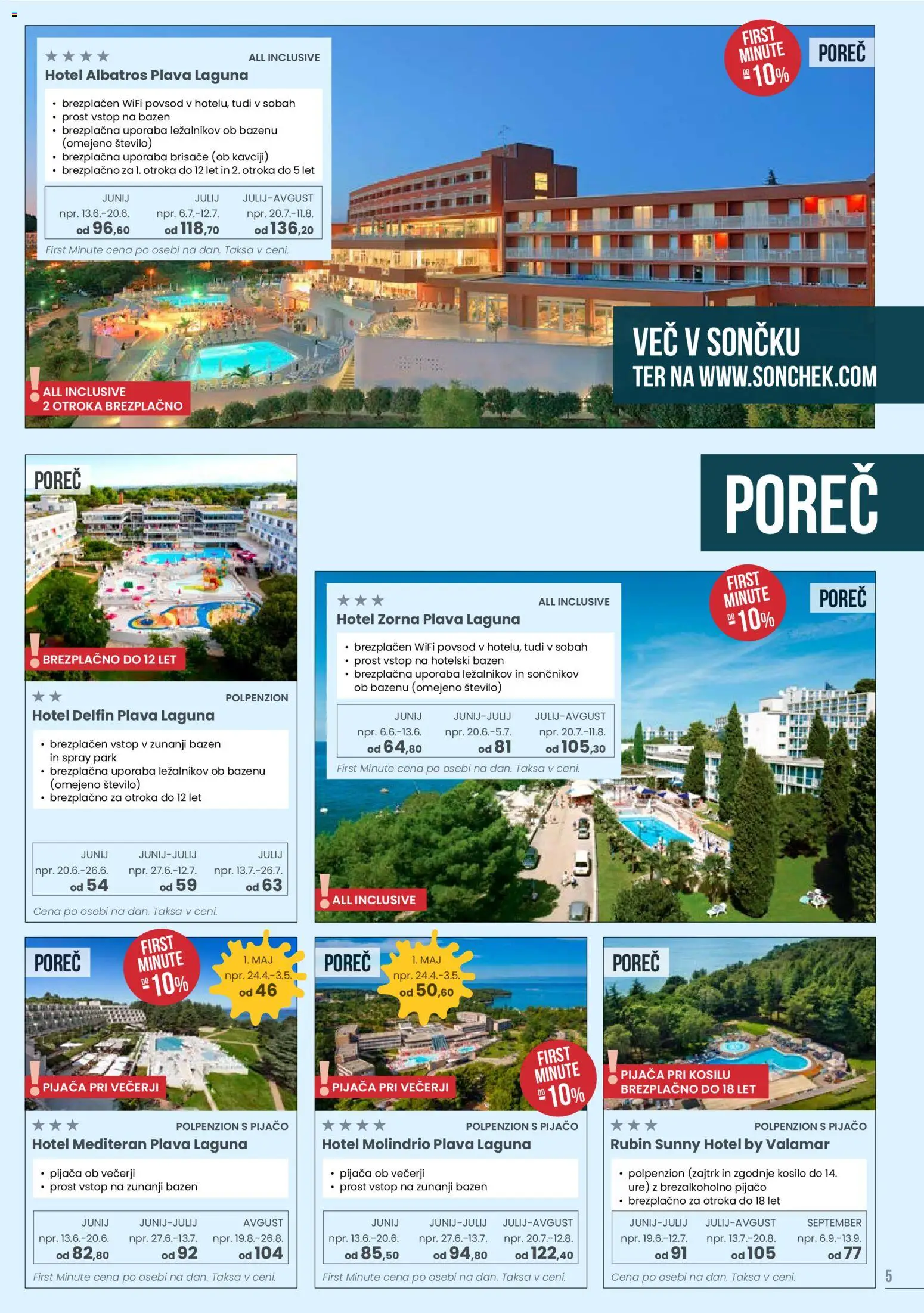 Novi Sonček katalog ponudbe – veljaven od 19.11.2025 | Stran: 5 | Izdelki: Bazen