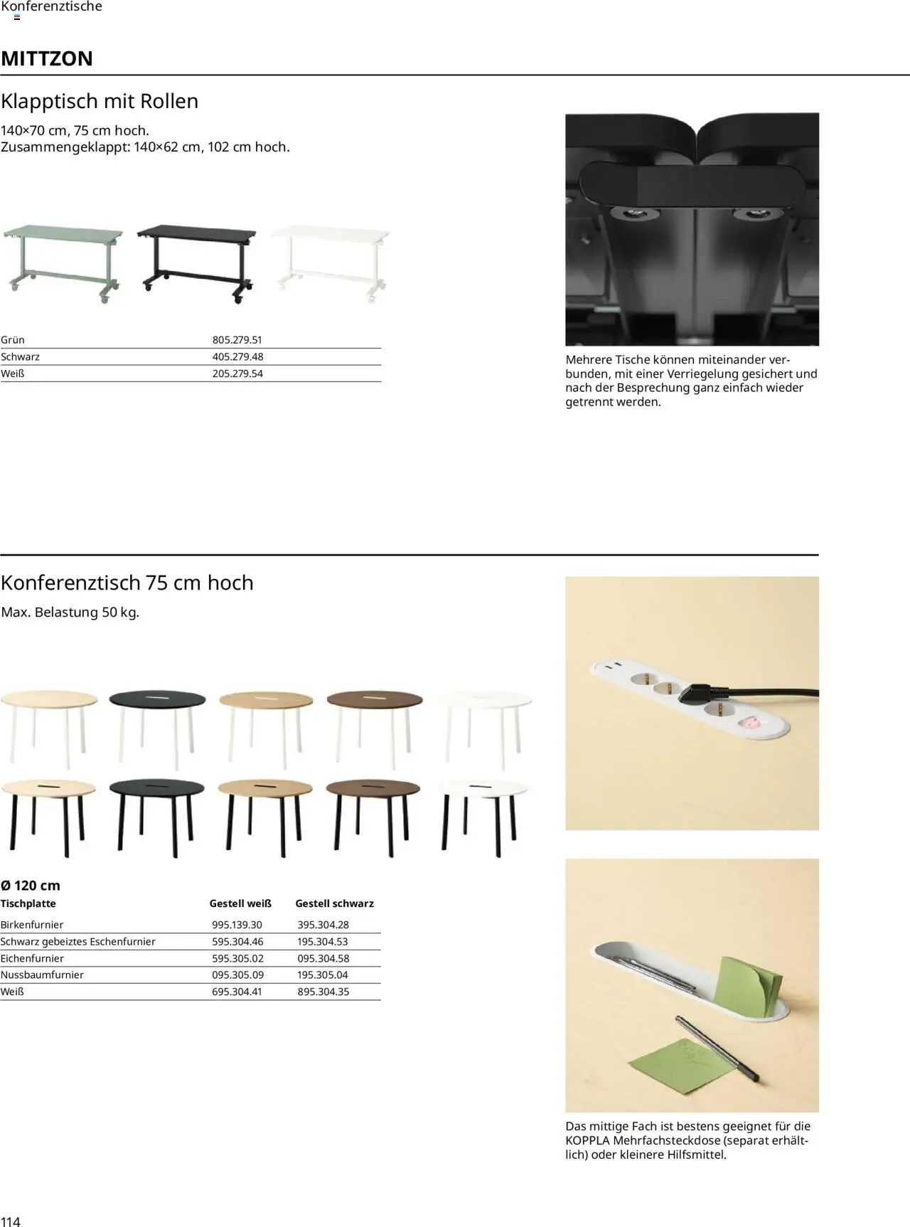 Ikea Büroeinrichtung – gültig ab 30.09.2025 | Seite: 114 | Produkte: Konferenztisch