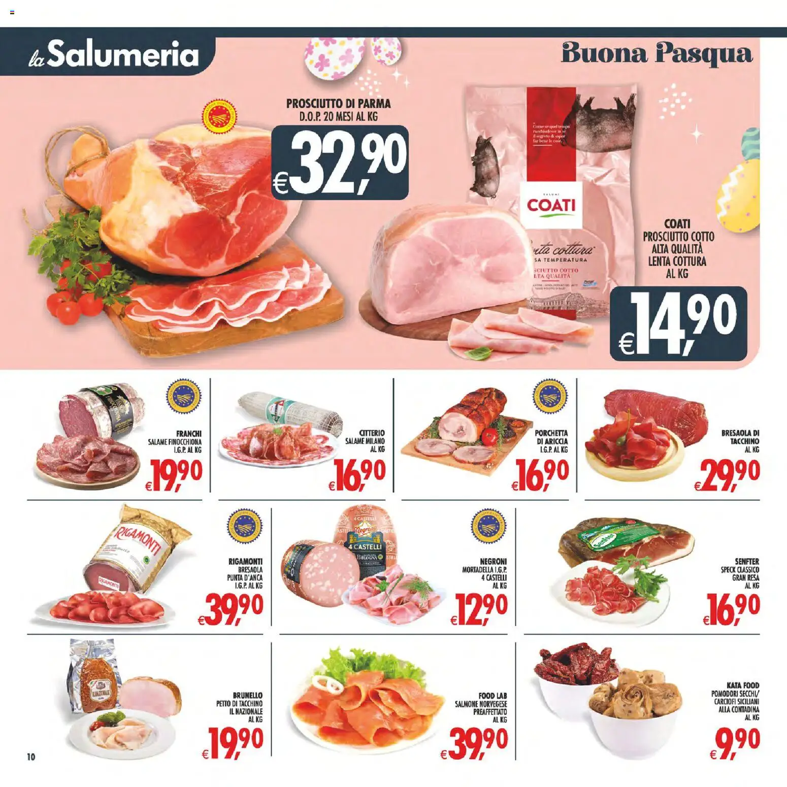 Volantino Decò del 27.03.2026 | Pagina: 11 | Prodotti: Prosciutto Cotto, Salame, Tacchino, Prosciutto