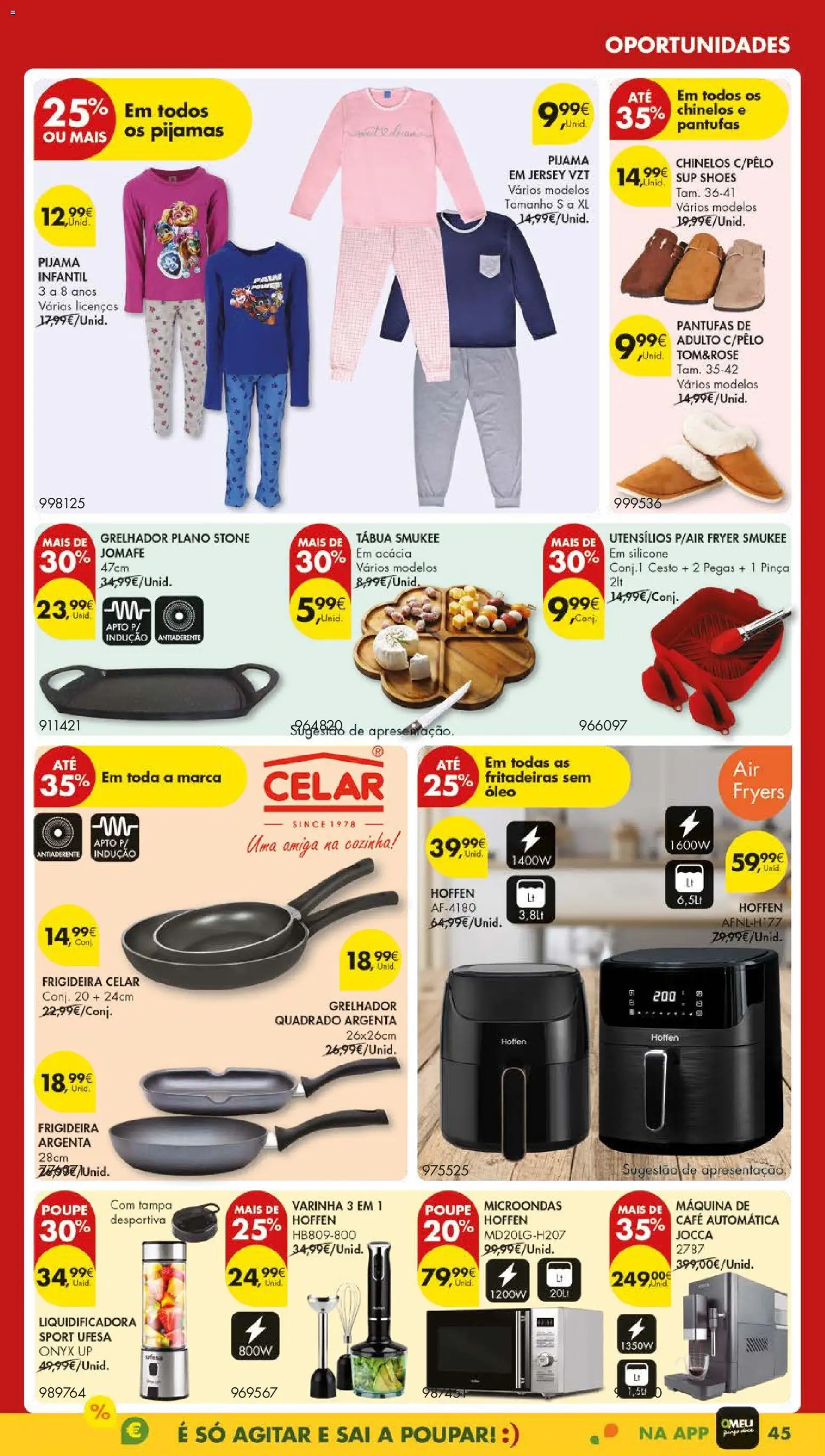 Pingo Doce folheto │ válido de 04.11.2025 | Página: 57 | Produtos: Pinça, Microondas, Café, Pijamas