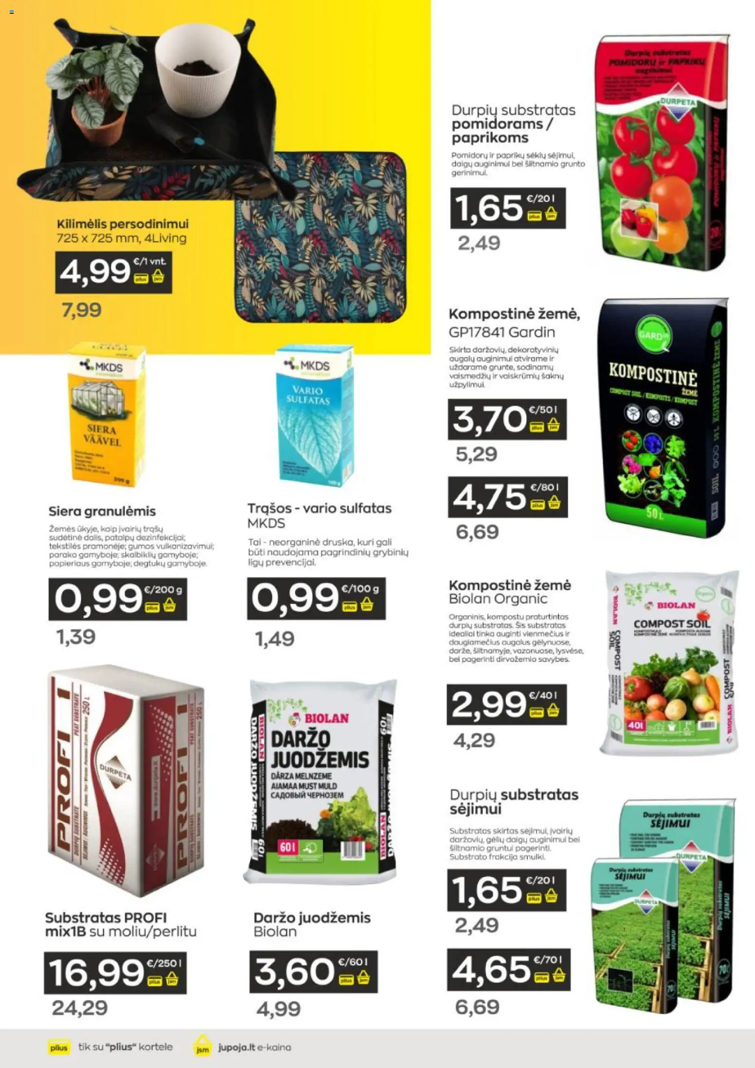 Jupoja akcijos nuo 10.03.2026 | Puslapis: 3 | Prekių: Kilimėlis