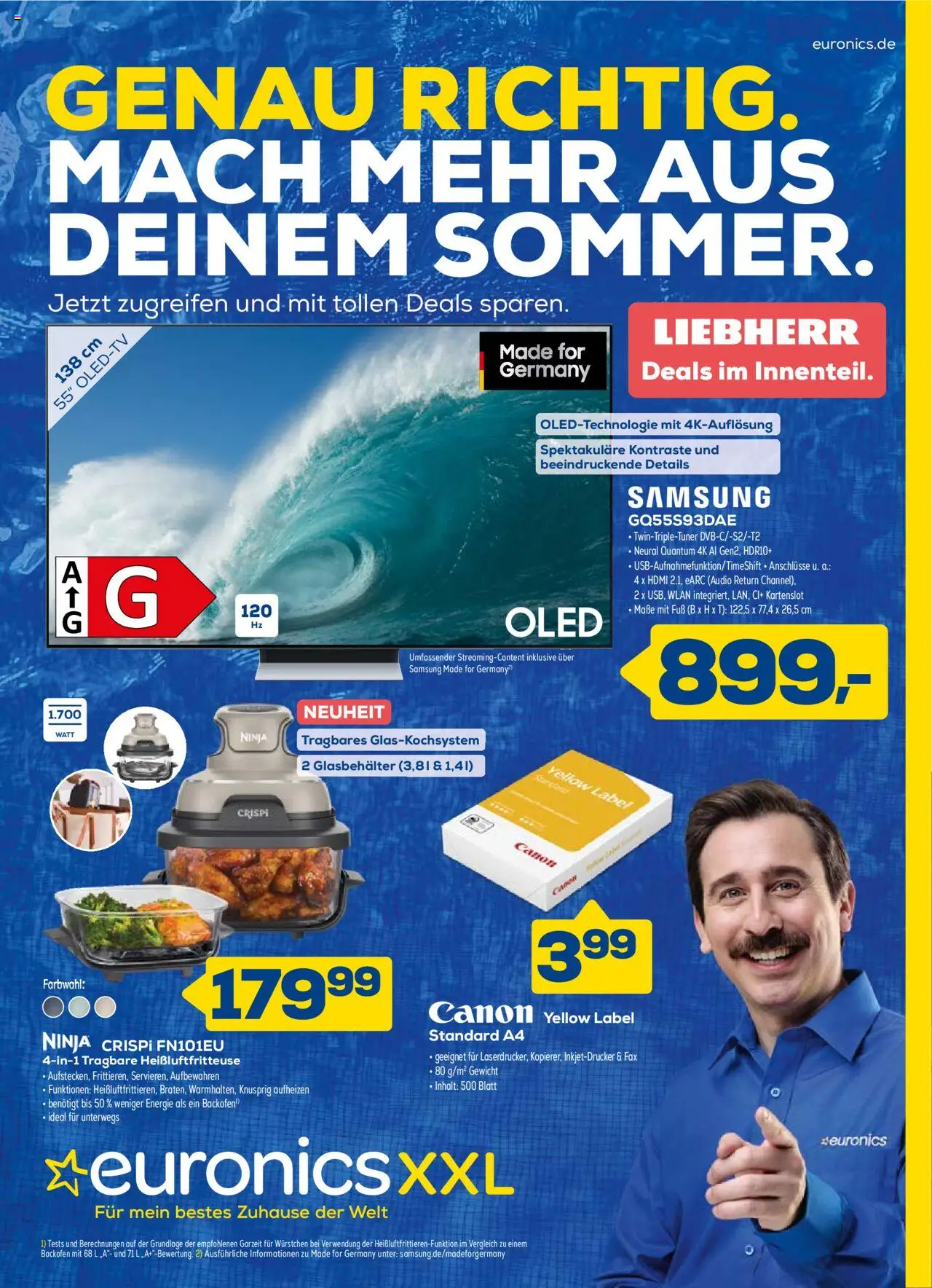 Euronics Prospekt 	 - gültig ab dem 30.07.2025 | Seite: 1