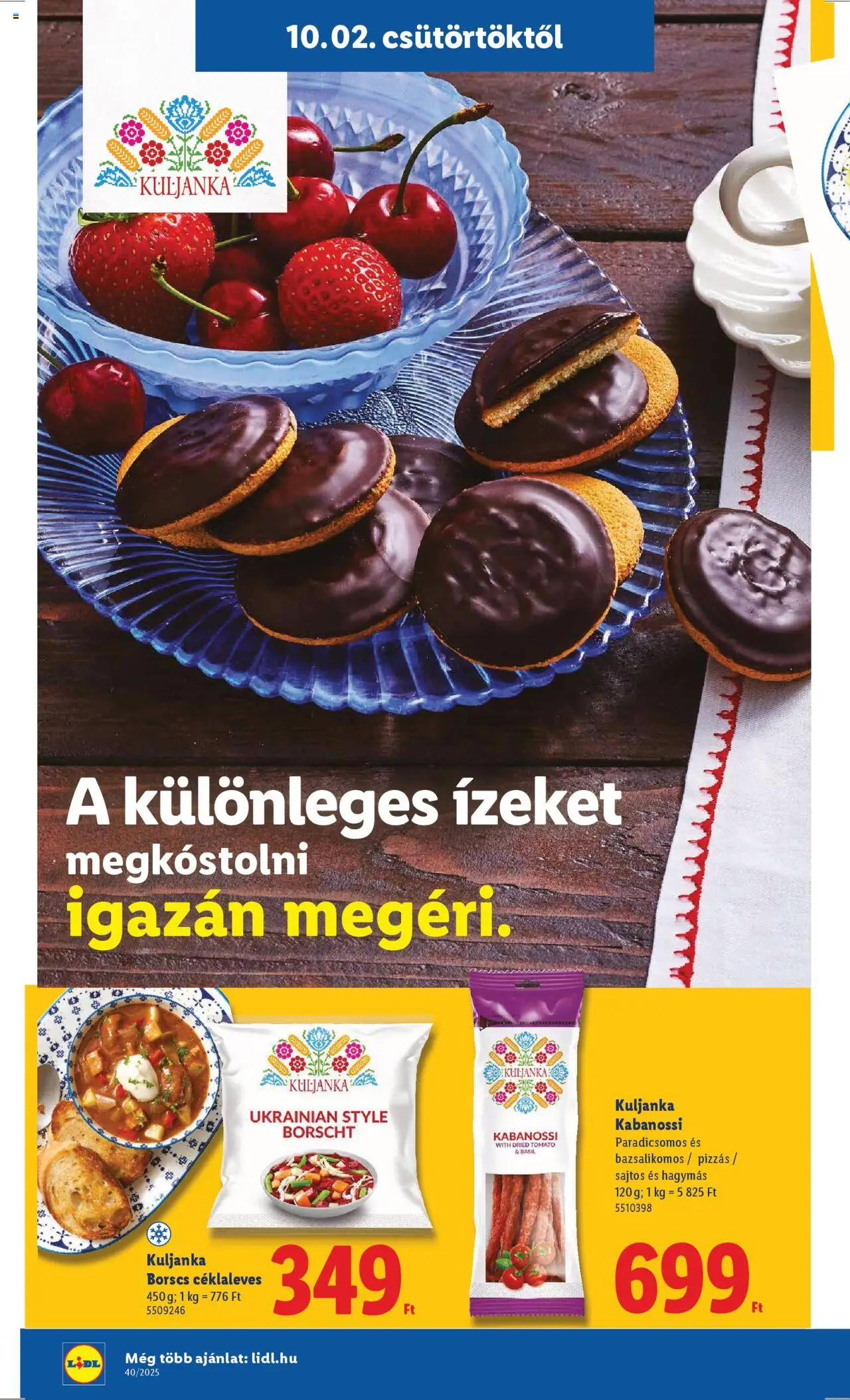 Lidl akciós ujság - amely érvényes a következő dátumtól: 02.10.2025 | Oldal: 20