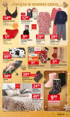 Pogląd oferty "E.Leclerc Gazetka" - ważna od 09.12.2025 | Strona: 25 | Produkty: Koszula, Karta, Skarpety, Skarpety damskie