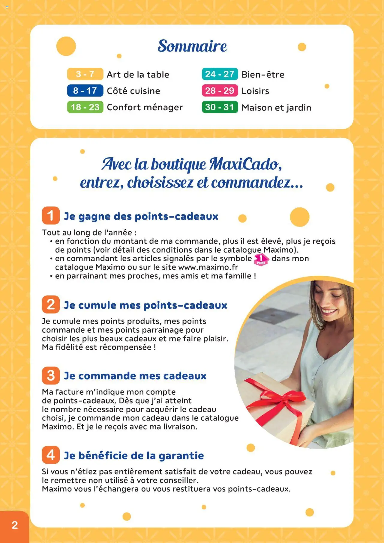 {H1} | Page: 2 | Produits: Table