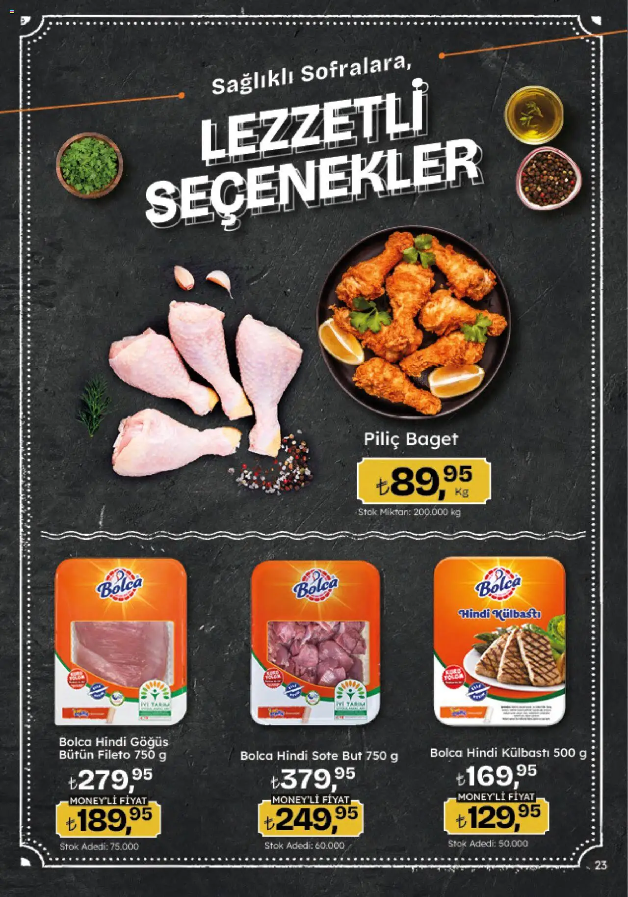 Migros Katalog - Migroskop - 11.09.2025 tarihinden itibaren geçerlidir | Sayfa: 23 | Ürünler: Piliç, Hindi göğüs
