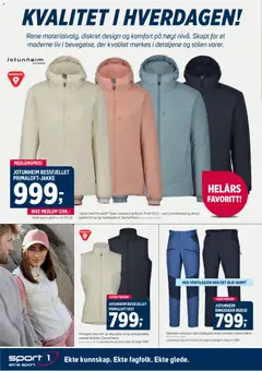 Forhåndsvisning av Sport 1 kundeavis gyldig fra 19.04.2026 | Side: 8 | Produkter: Vest, Jakke, Суміш дитяча