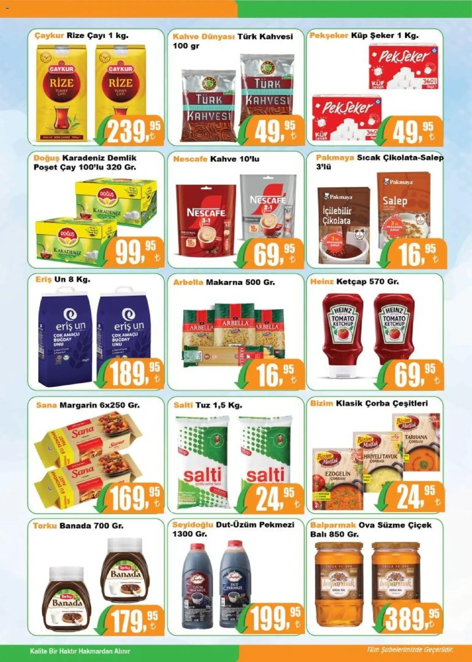 Hakmar Katalog - 14.11.2025 tarihinden itibaren geçerlidir | Sayfa: 3 | Ürünler: Şeker, Makarna, Tuz, Küp şeker