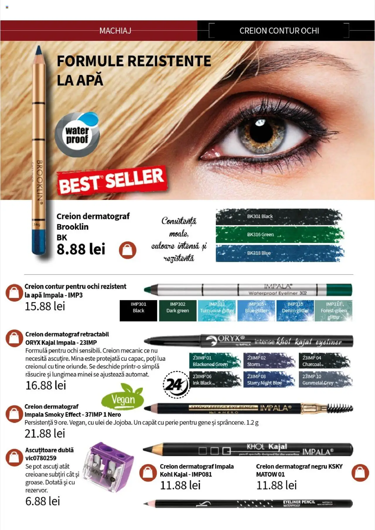 Noul catalog Lady’s – valabil de la 25.09.2025 | Pagină: 81 | Produse: Ascuțitoare, Machiaj, Perie, Ulei