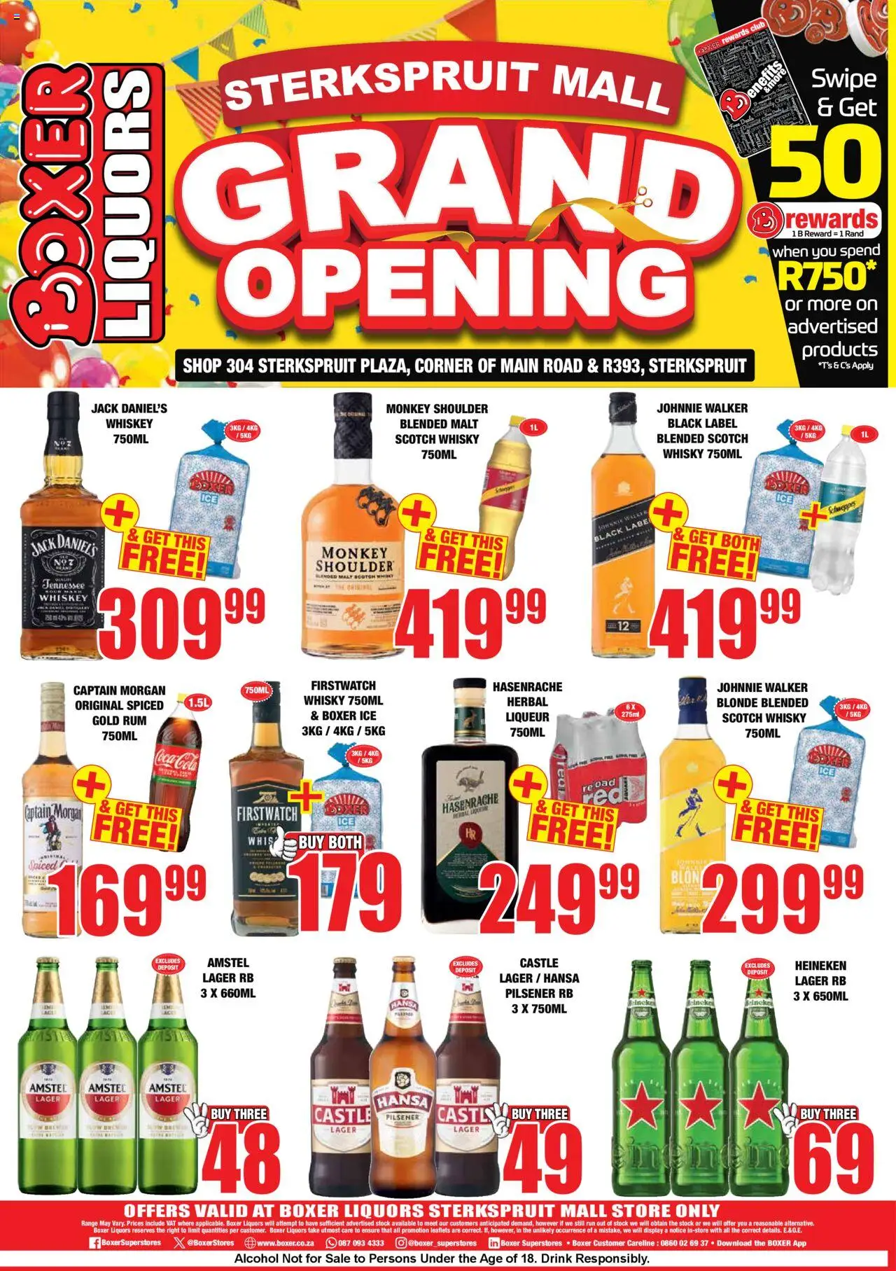 Boxer Eastern Cape - Liquors │ valid from 29.08.2025 | Page: 4 | Products: Rum, Whiskey, Stock