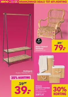 Xenos folder - Voorbeeld van een folder van Xenos, geldig van 13.04.2026 | Pagina: 21 | Producten: Fauteuil, Manden