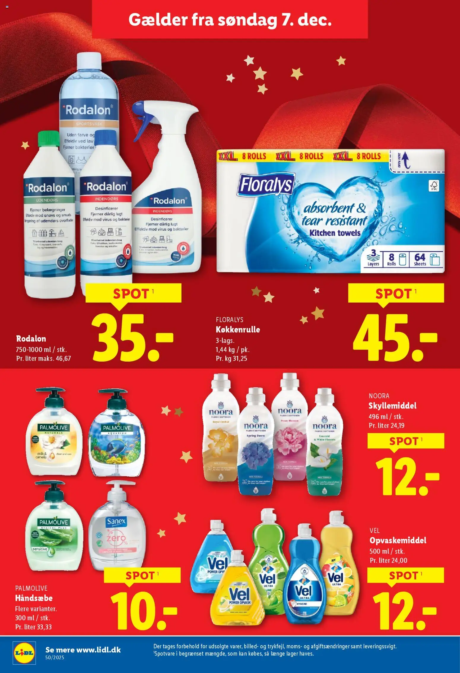 Lidl tilbudsavis – gyldig fra 07.12.2025 | Side: 16 | Produkter: Skyllemiddel, Havemøbler, Lime, Søm