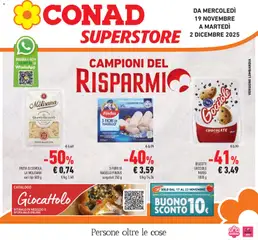 Anteprima del volantino Conad Superstore Lombardia catalogo valido a partire dal 19.11.2025