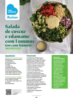 Auchan folheto │ válido de 01.09.2025 | Página: 62 | Produtos: Edamame, Tigela, Sal, Sopa