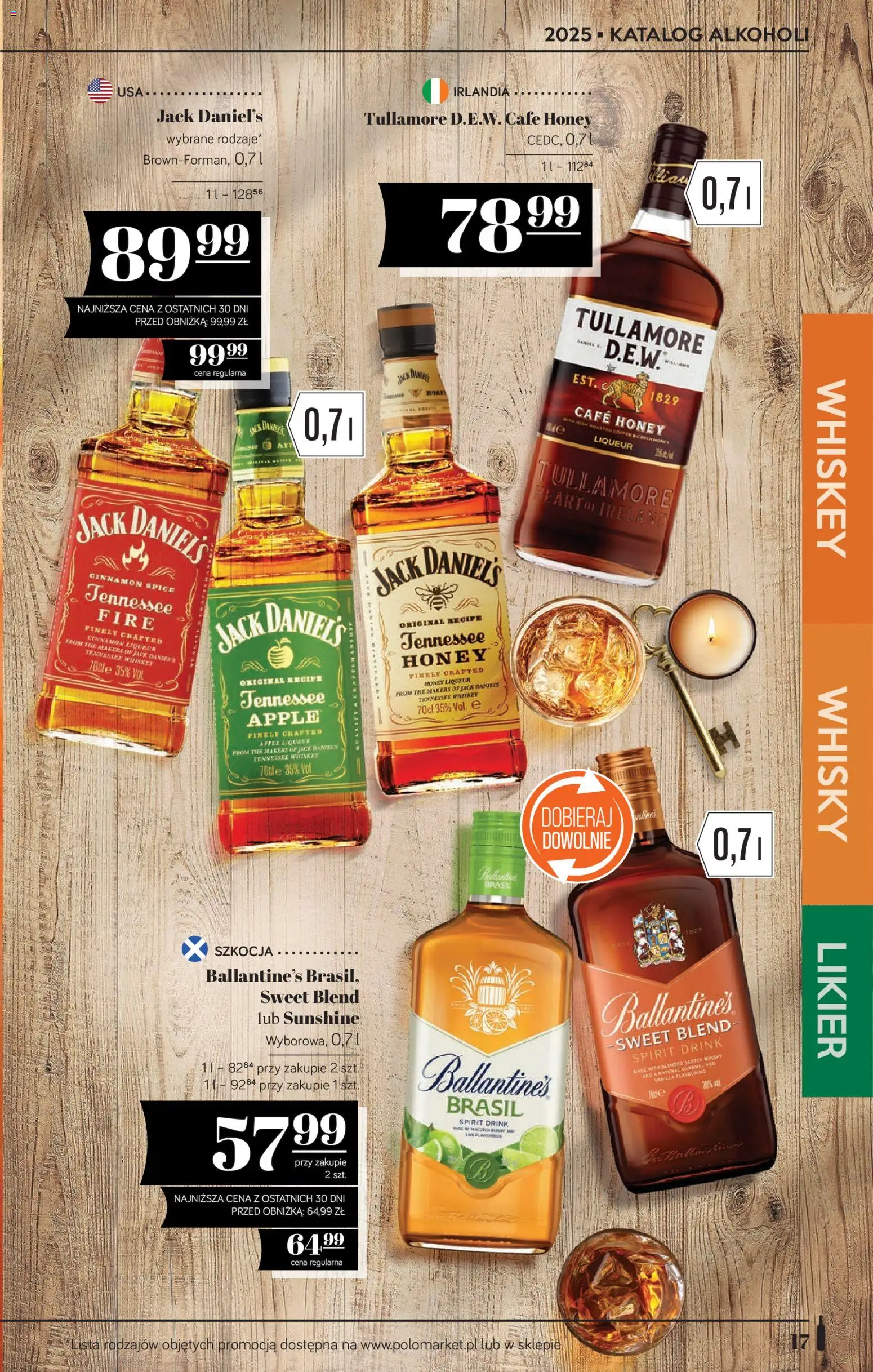 POLOmarket Katalog - Alkoholi od 14.11.2025 | Strona: 17 | Produkty: Jack Daniel's, Whisky