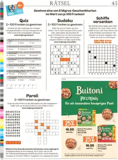 Migros Magazin ab 23.12.2025 gültig | Seite: 45