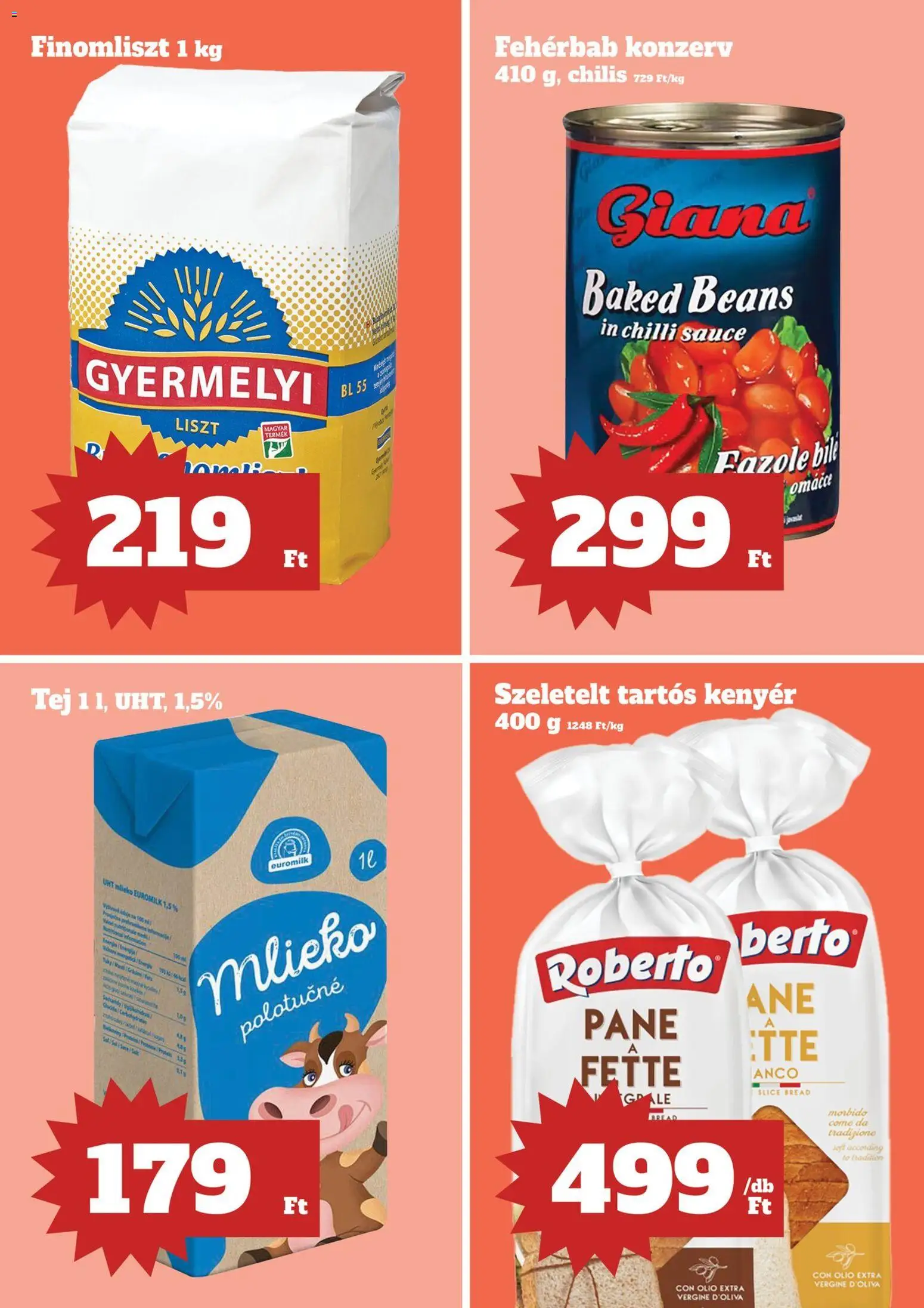 Family Diszkont akciós ujság - amely érvényes a következő dátumtól: 16.04.2026 | Oldal: 10 | Termékek: Tej, Kenyér