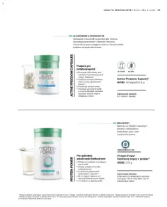 Protein Power Vanilkový nápoj v prášku*, 80550 | 375 g. Pre optimálne zásobovanie bielkovinami. Prispieva k udržaniu normálneho stavu kostí. Cielene prispieva k tvorbe svalovej hmoty. Dodatočné zásobovanie bielkovinami v starobe. 80 % čistých bielkovín z 5 rôznych bielkovinových zložiek. S horčíkom a vitamínom B6 │ platný od 02.06.2025 | Strana: 35