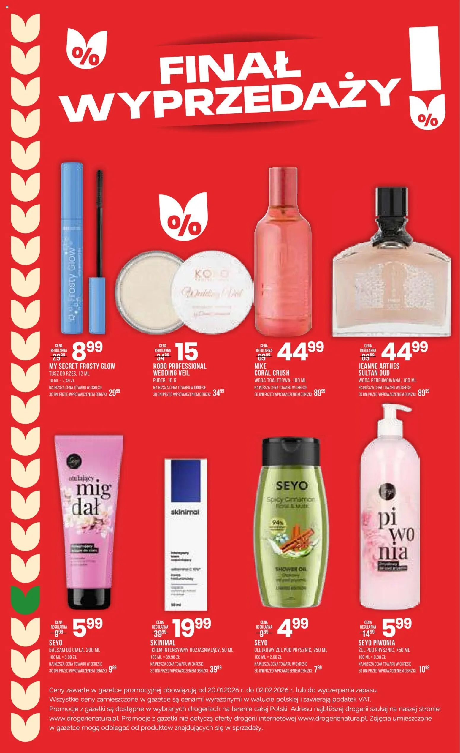 Drogerie Natura Gazetka od 20.01.2026 | Strona: 16 | Produkty: Body, Krem, Woda