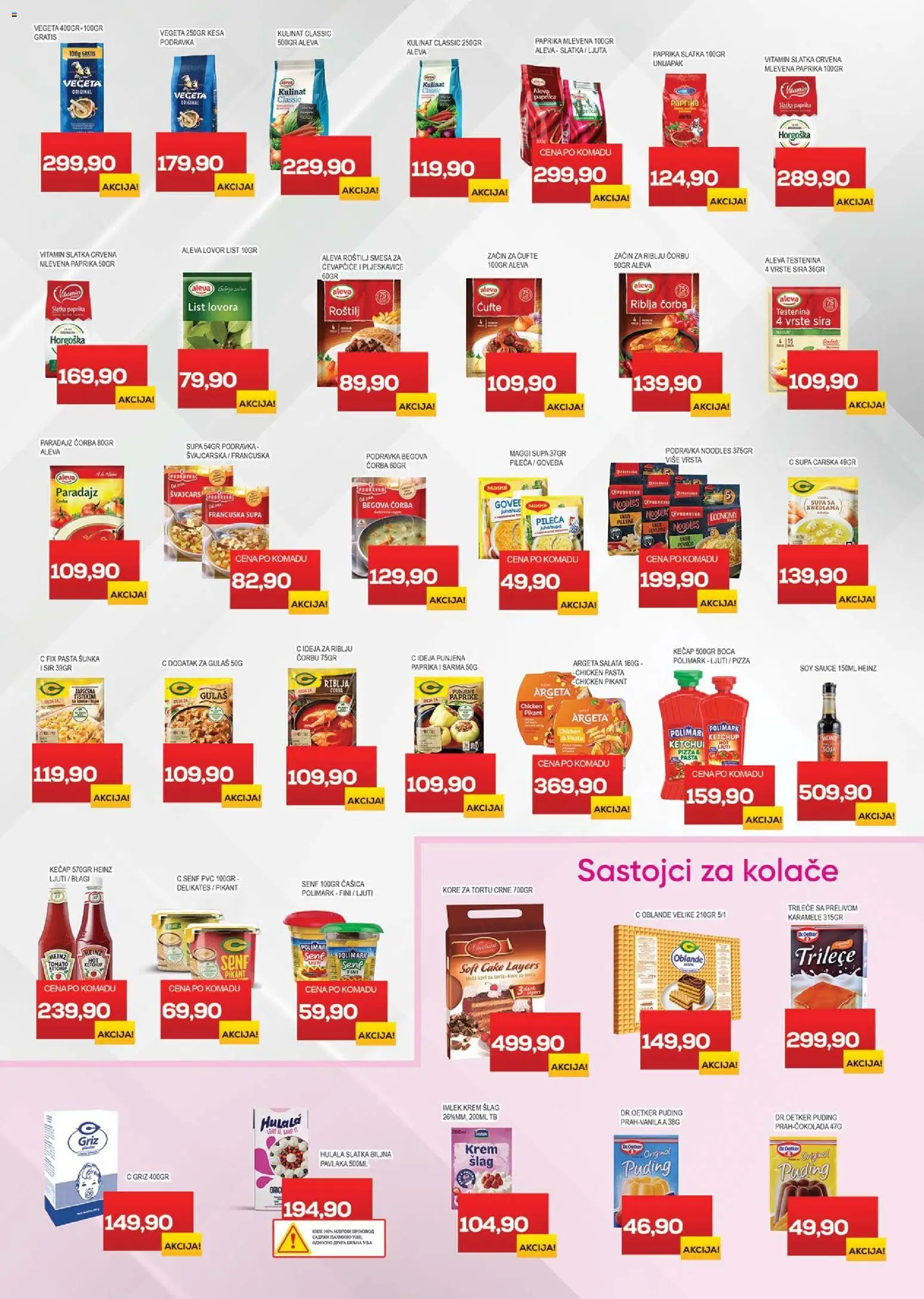 Medius katalog - važi od 27.01.2026 | Strana: 9 | Proizvode: Šlag, Šunka, Paradajz, Roštilj