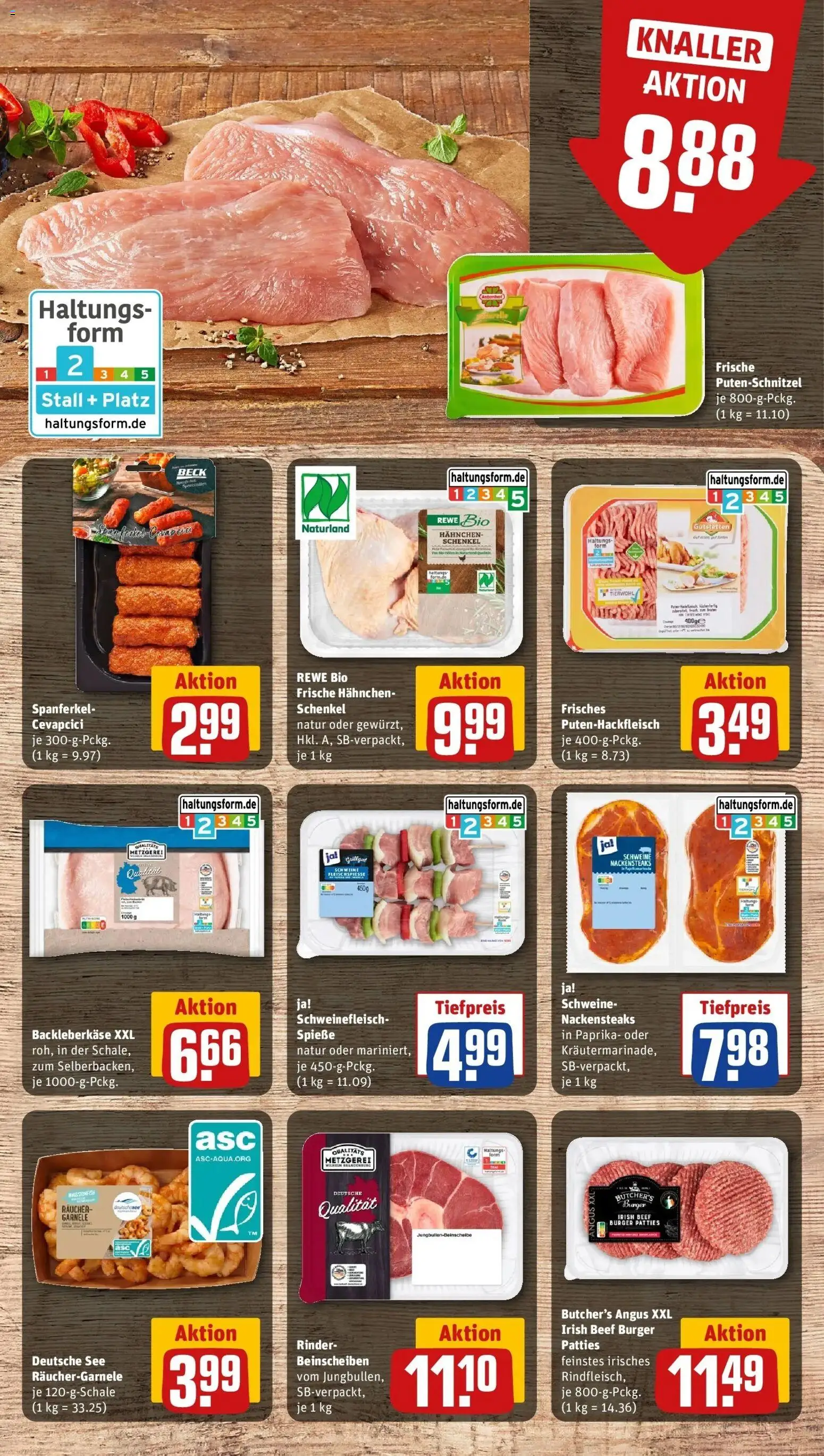 Rewe Prospekt Gräfenroda	 – gültig ab 15.03.2026 | Seite: 10 | Produkte: Hahnchen, Cevapcici, Putenschnitzel, Schweinefleisch