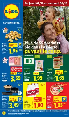 LIDL - Prévisualisation de LIDL catalogue semaine 40 valide à partir de 02.10.2025
