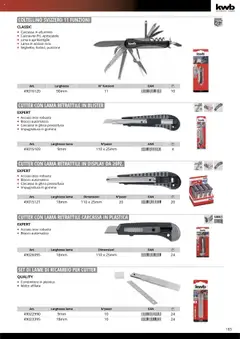 Anteprima del volantino Einhell Elettroutensili catalogo valido a partire dal 10.10.2025 | Pagina: 187 | Prodotti: Lima, Cacciavite, Contenitore, Alluminio