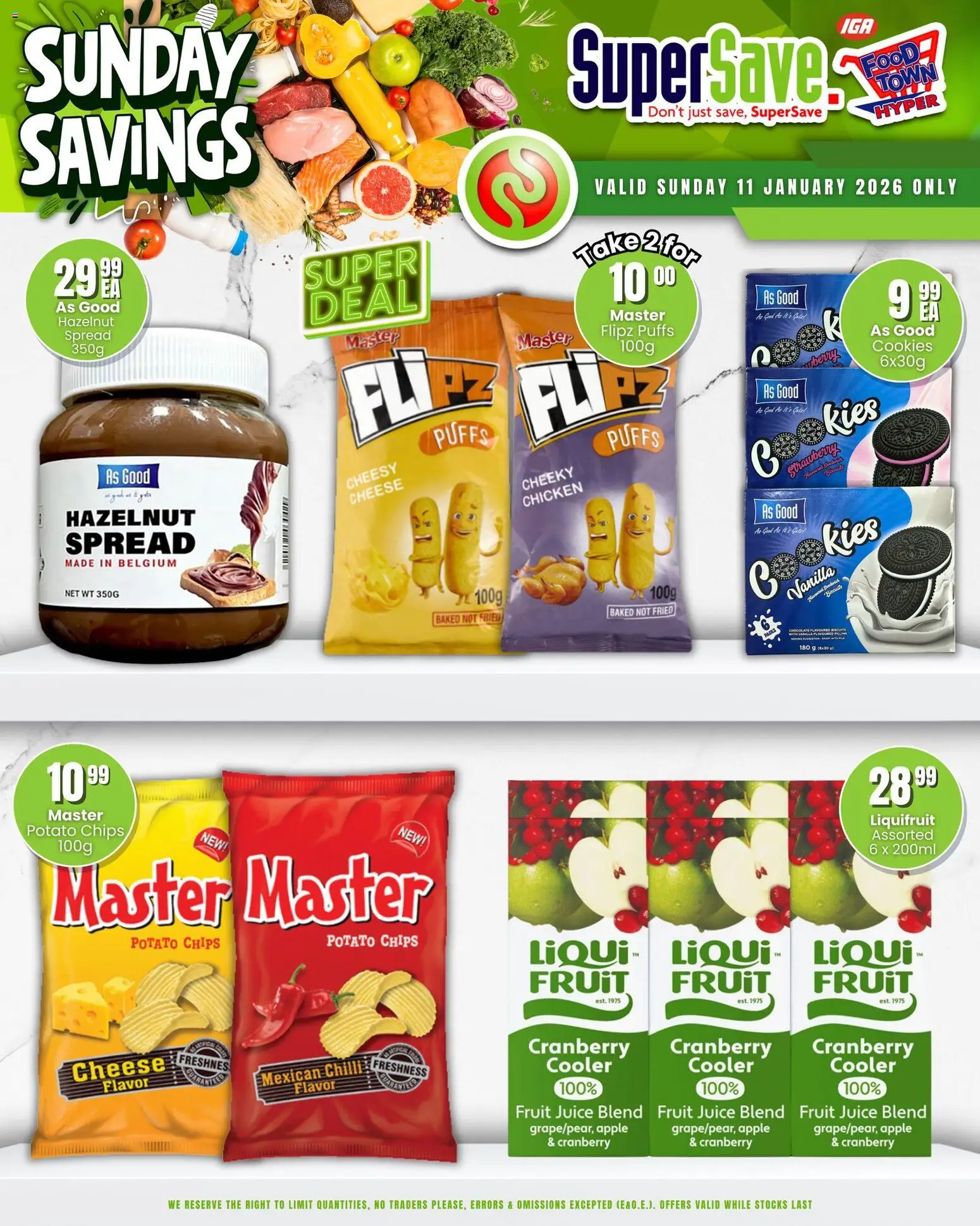 New Super Save catalogue – valid from 11.01.2026 | Page: 7 | Products: Cooler, Cheese, Chicken, Chilli