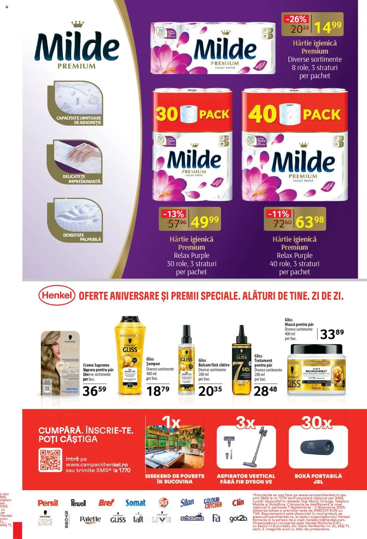 Noul catalog Selgros – valabil de la 19.09.2025 | Pagină: 17 | Produse: Vopsea, Șampon, Balsam, Boxă portabilă
