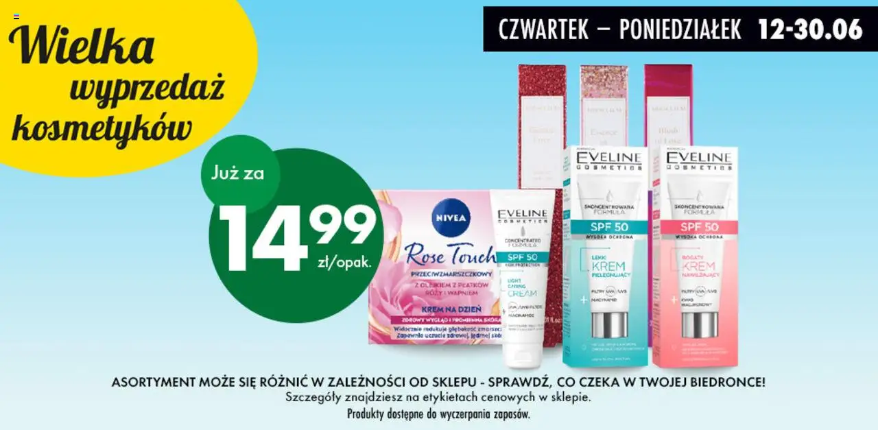 Biedronka gazetka - Kosmetyki od 12.06.2025 | Strona: 8 | Produkty: Krem
