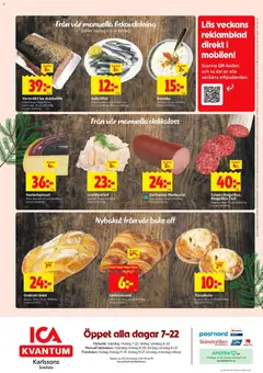 ICA Kvantum - Svedala - Förhandsvisning av reklamblad från butik ICA Kvantum aktuell från 15.12.2025 | Sida: 12 | Produkter: Galler, Lax, Bröd, Salami