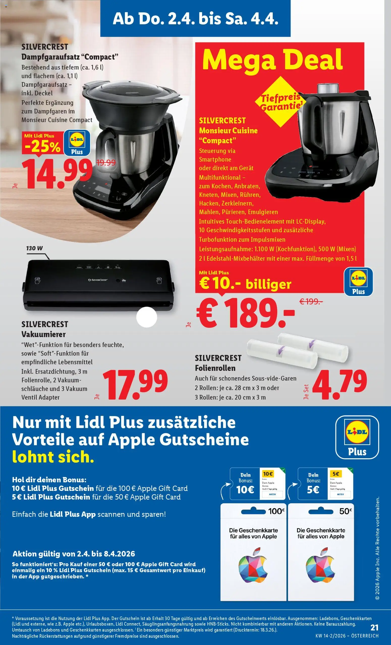 Lidl - Flugblatt gültig ab 02.04.2026 | Seite: 23 | Produkte: Smartphone, Libacomb, Adapter, Apple