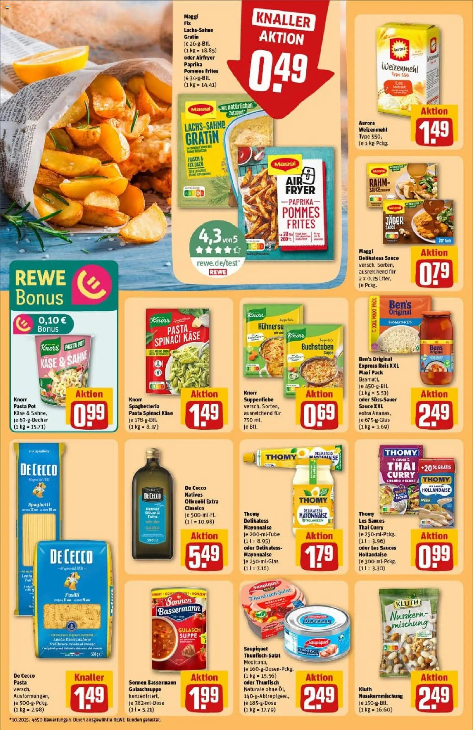 Rewe prospekt Stockstadt	 – gültig ab 26.10.2025 | Seite: 22 | Produkte: Maggi, Paprika, Mayonnaise, Pasta