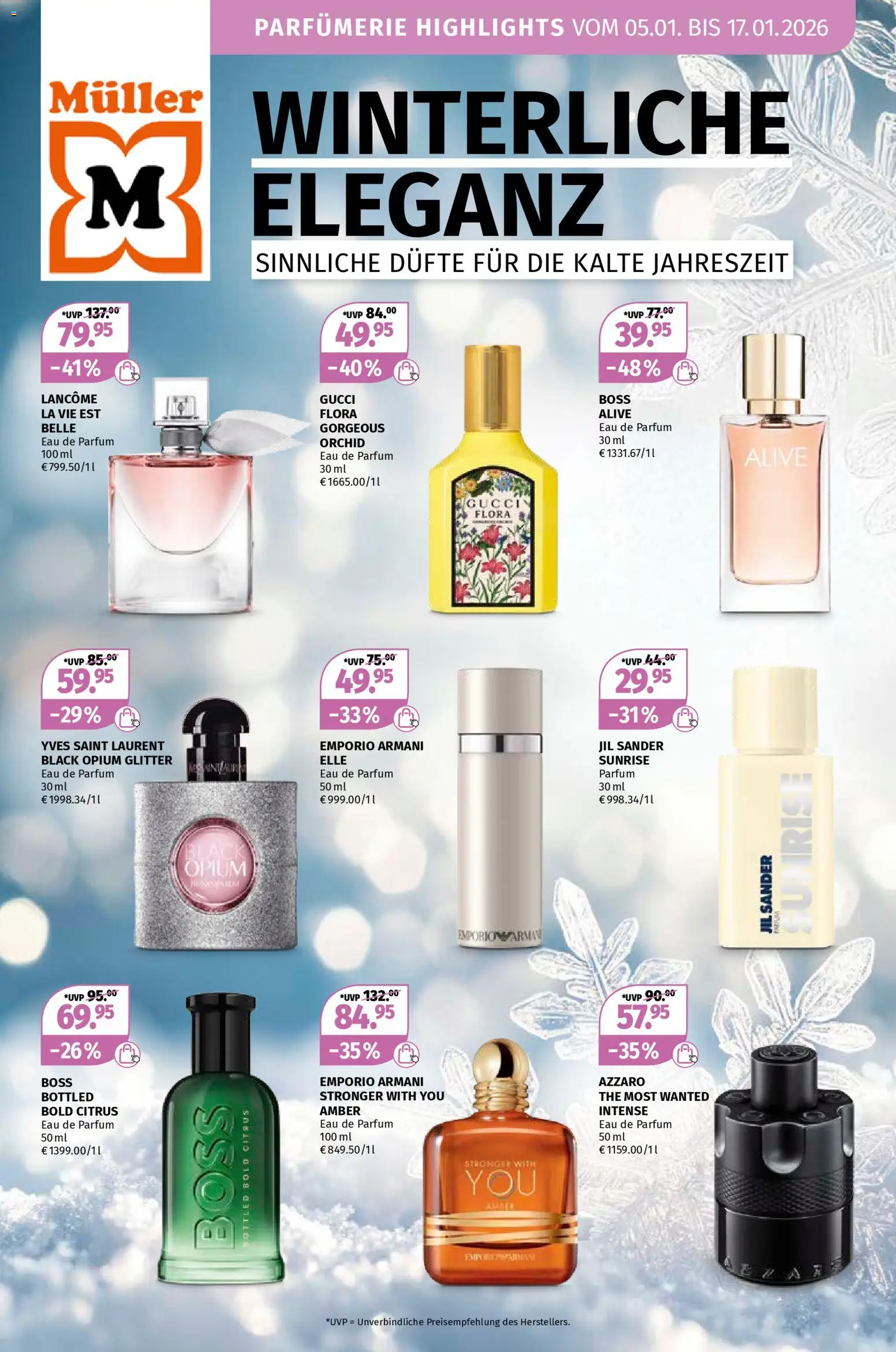 Müller Parfümerie Angebote gültig ab 05.01.2026 | Seite: 1 | Produkte: Parfüm