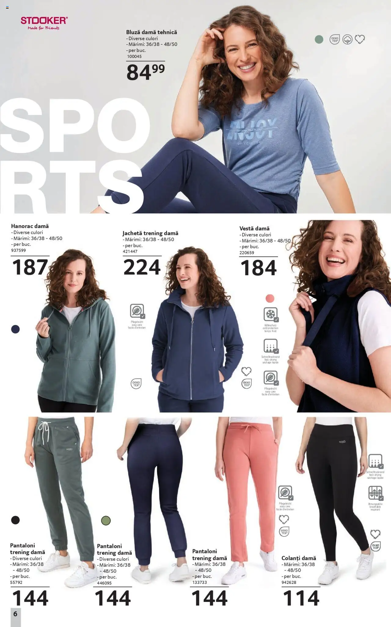 Noul catalog Selgros – valabil de la 19.09.2025 | Pagină: 6 | Produse: Jachetă, Trening, Bluză, Keşe