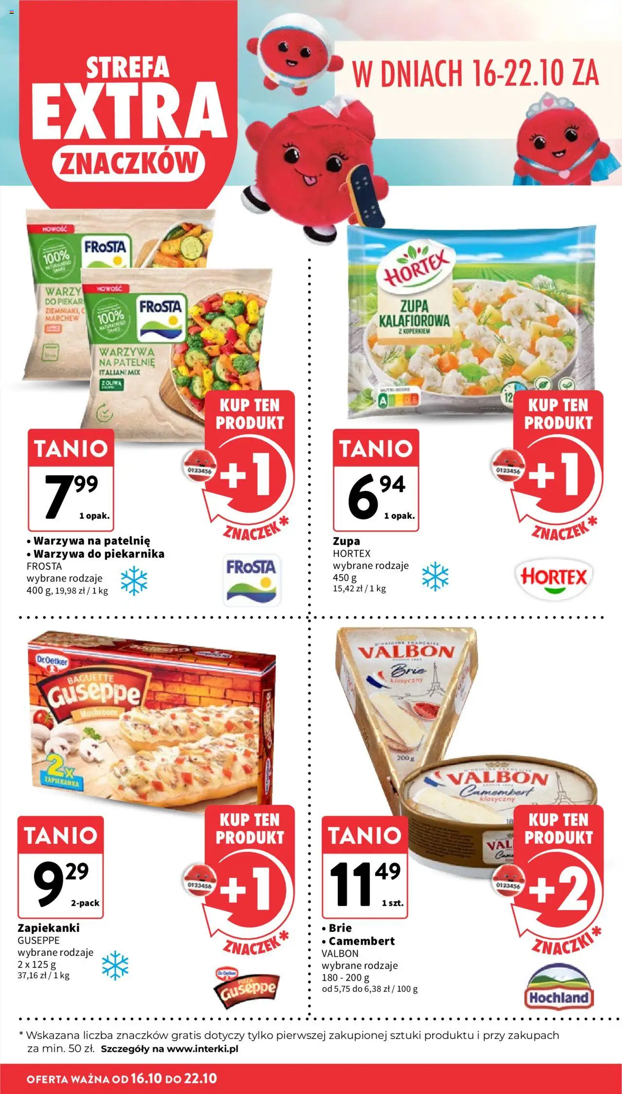 Intermarche Gazetka od 16.10.2025 | Strona: 10 | Produkty: Zapiekanka, Warzywa na patelnie, Zapiekanki, Warzywa