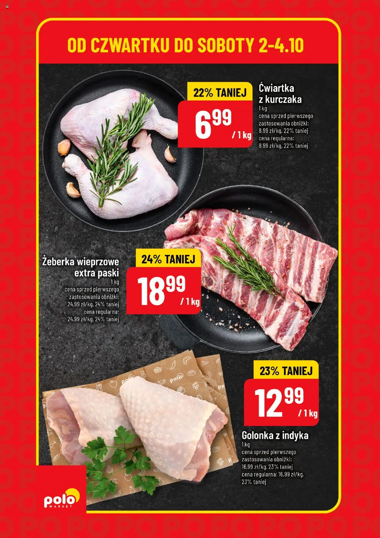 POLOmarket Gazetka - Super Hity od 02.10.2025 | Strona: 4 | Produkty: Ćwiartka z kurczaka
