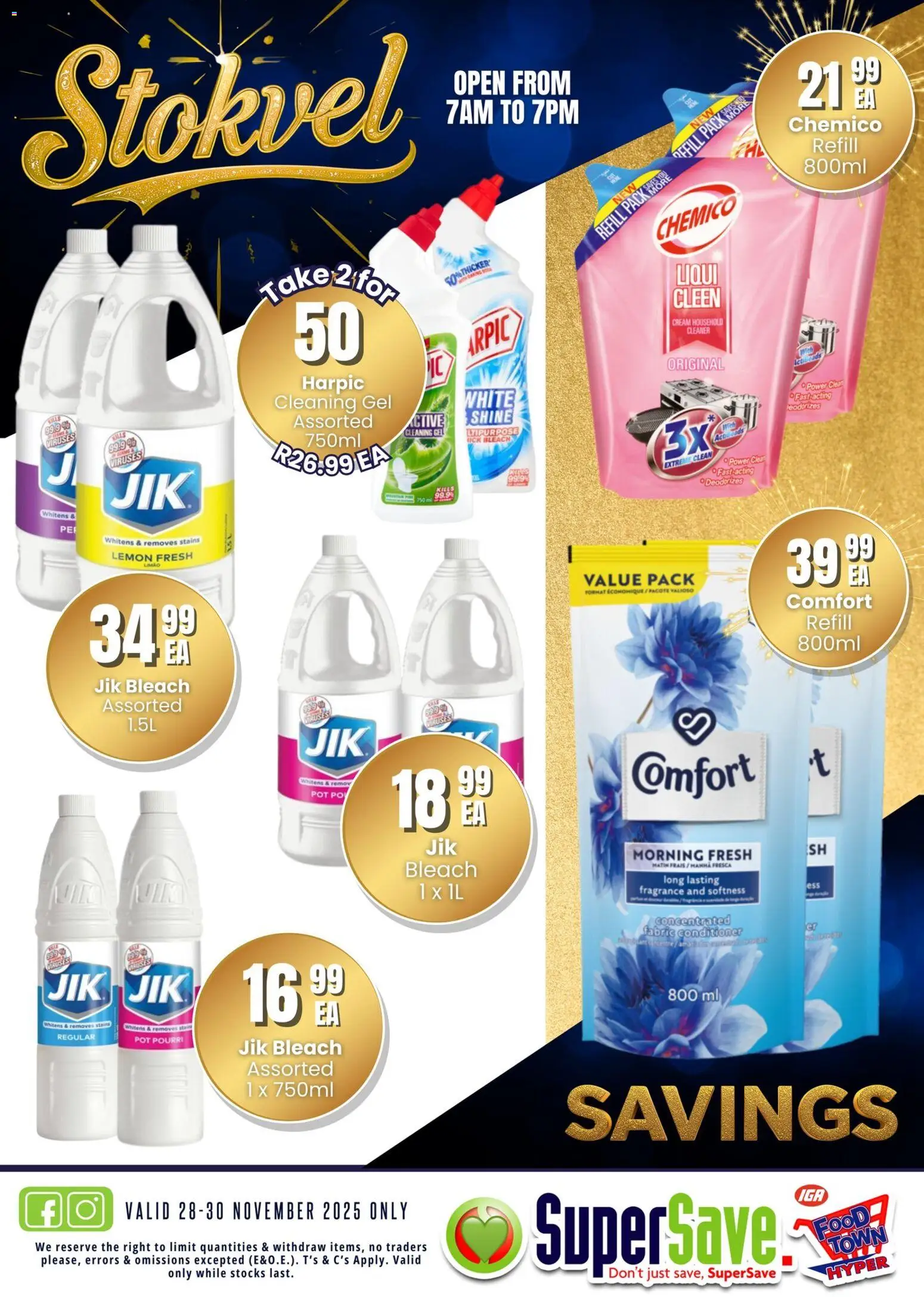 New Super Save catalogue – valid from 28.11.2025 | Page: 54 | Products: Bleach, Fragrance, Conditioner, Cream